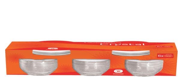 CRYSTAL - XICARA CHA 260 ML C/ PIRES JG C/ 06 PCS