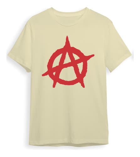 Camiseta Camisa Anarquia Punk Rock Anarquistas Malha Premium