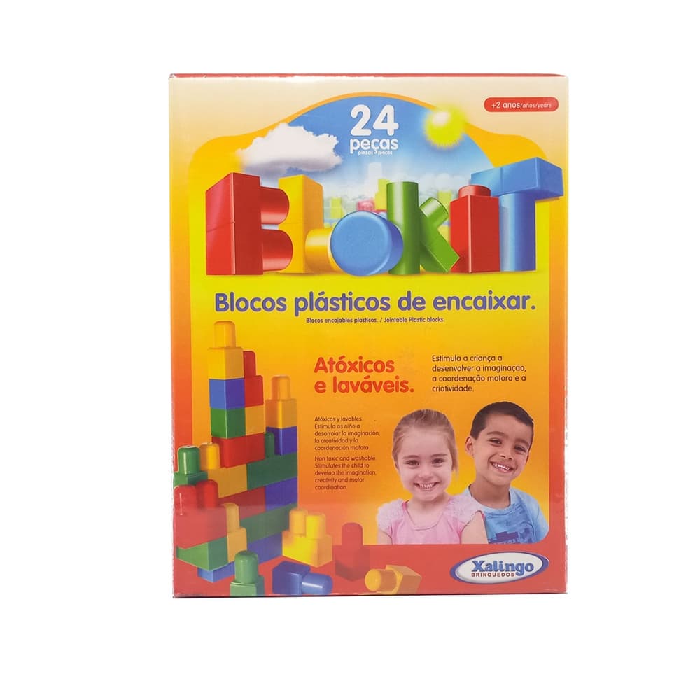 Blocos De Encaixe Blokit 24 Peças Xalingo
