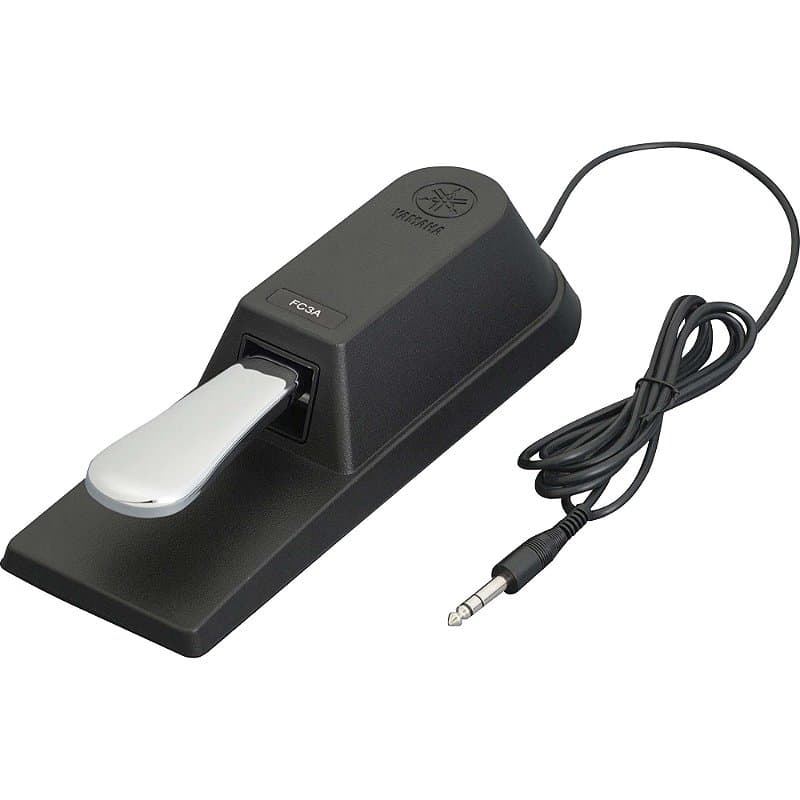 Pedal Sustain Para Teclado E Piano Digital Yamaha FC3A-Y Preto