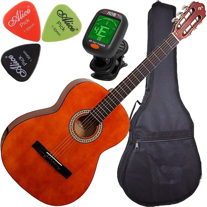 Kit Violão Giannini Acústico Aço c/ Capa Afinador S14 Nt