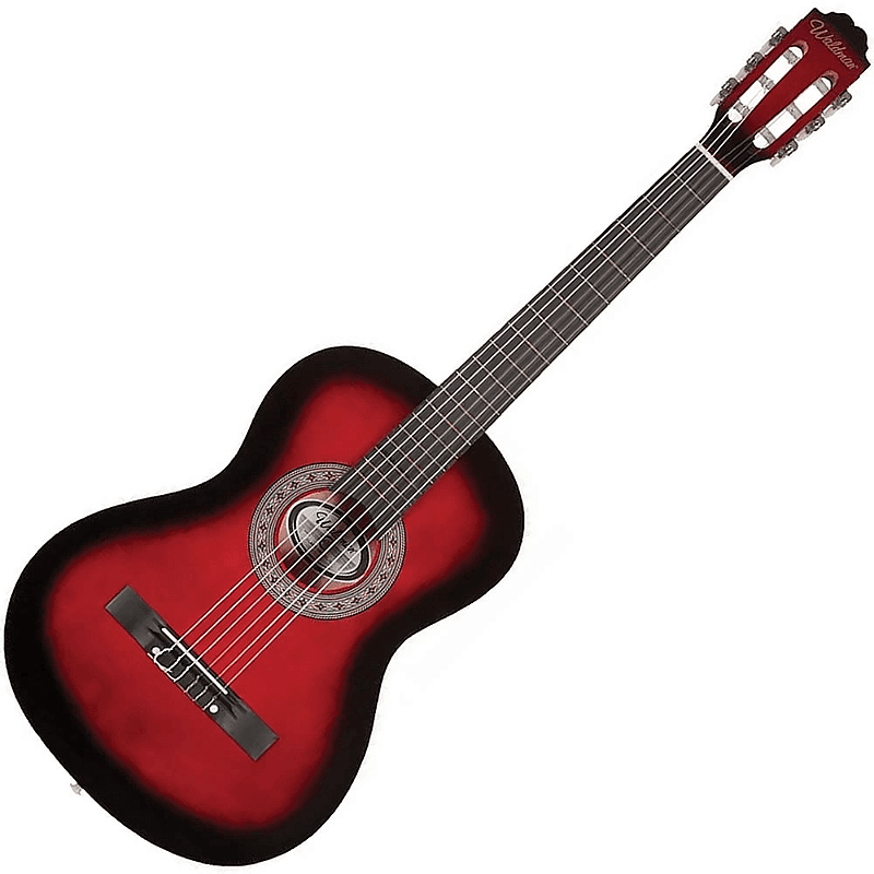 Violão Acústico Cordas Nylon Pp-1 Rsb Waldman Vermelho