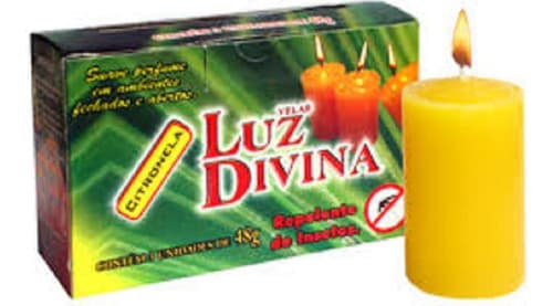 Vela Citronela Aromática Repelente Espanta Mosquito 3unid