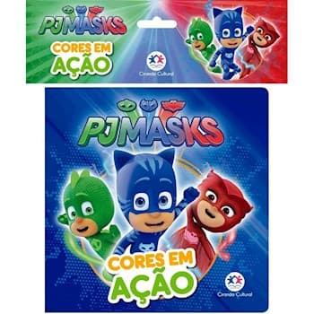 Livro Banho - Pj Masks - Cores Em Acao