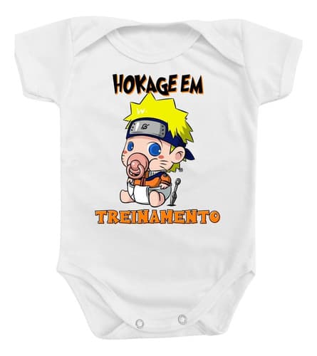 Body Roupa De Bebê Naruto Hokage Em Treinamento Menino