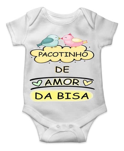Body Personalizado Pacotinho De Amor Da Bisavó