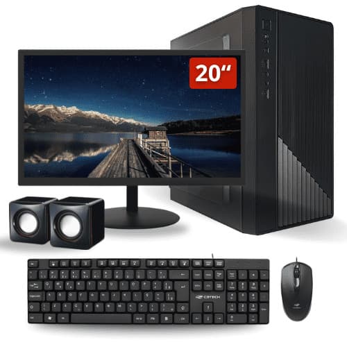 Pc  Computador Completo  I5 Quarta Geracao  Ssd 240 Gb  8 Gb Ddr3  Monitor 20  W10
