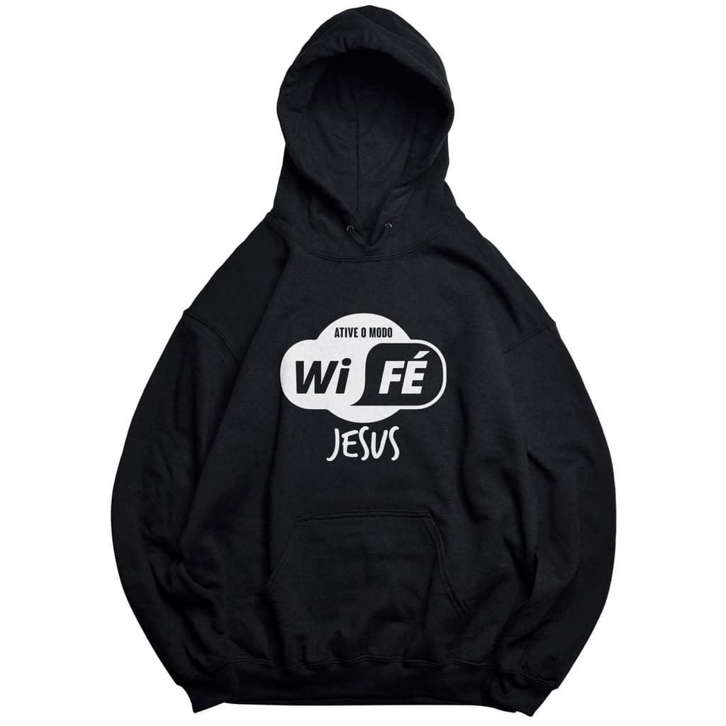 Blusa Moletom Canguru  Jesus - WIFÉ - 5136