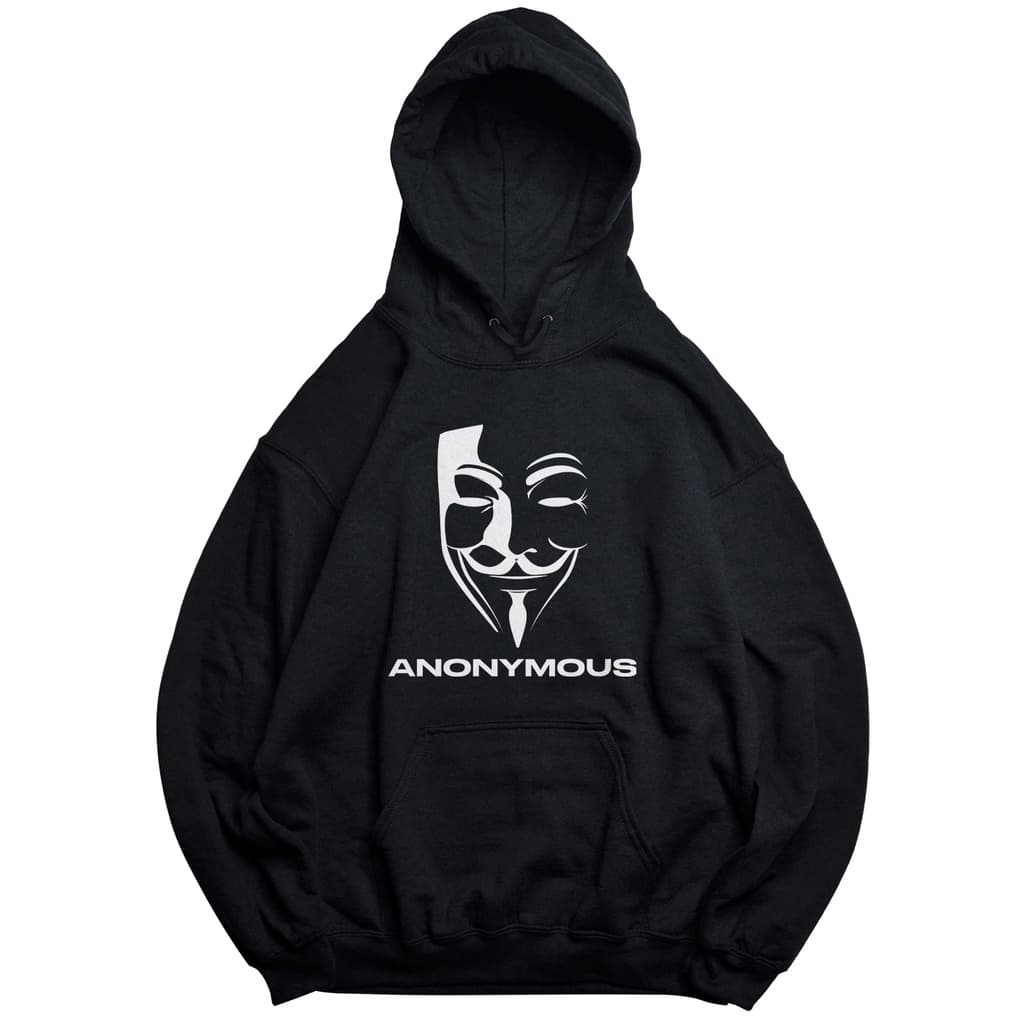 Moletom Canguru Anonymous Hackers Mascara - 5093