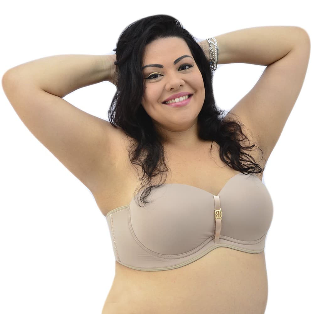 Kit 2 Sutia Plus Size Reforçado Tomara Que Caia 42 Ao 54