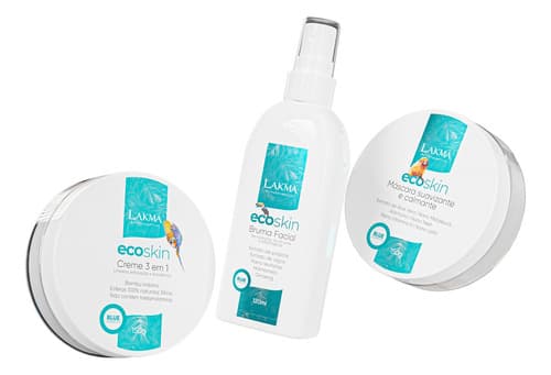 Kit Lakma Limpeza De Pele Profunda Skin Care Produtos Vegano