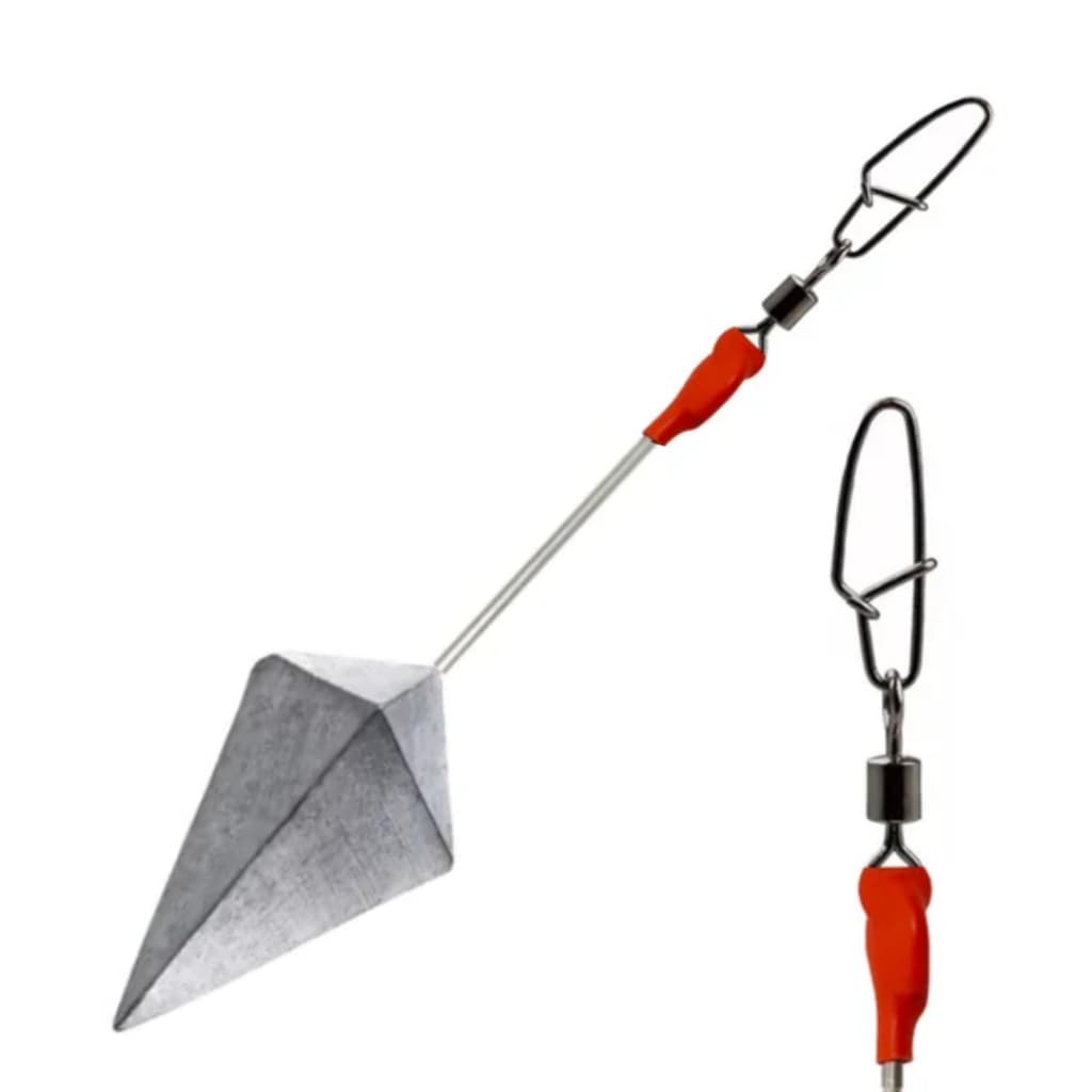 Chumbada Capela com Anti-Torção com Snap - Chumbo de Pesca com Haste