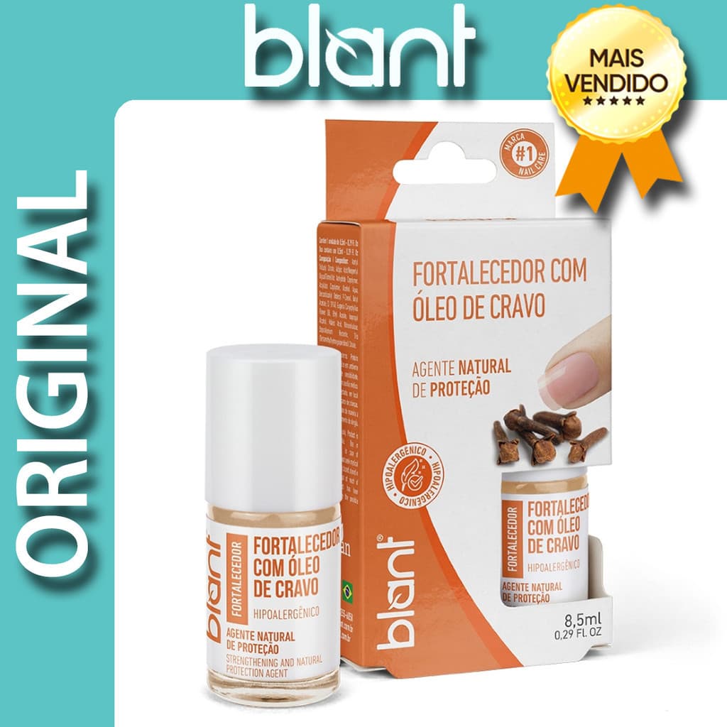 Base Fortalecedora com Óleo de Cravo 8,5ml - Proteção 9FREE - Blant nailcare