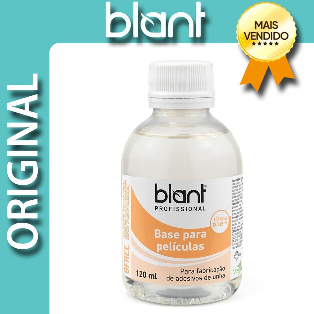 Base Para Películas Profissional Blant 120ml - Rende Muito, 9Free, Alta Resistência e Flexibilidade nailcare