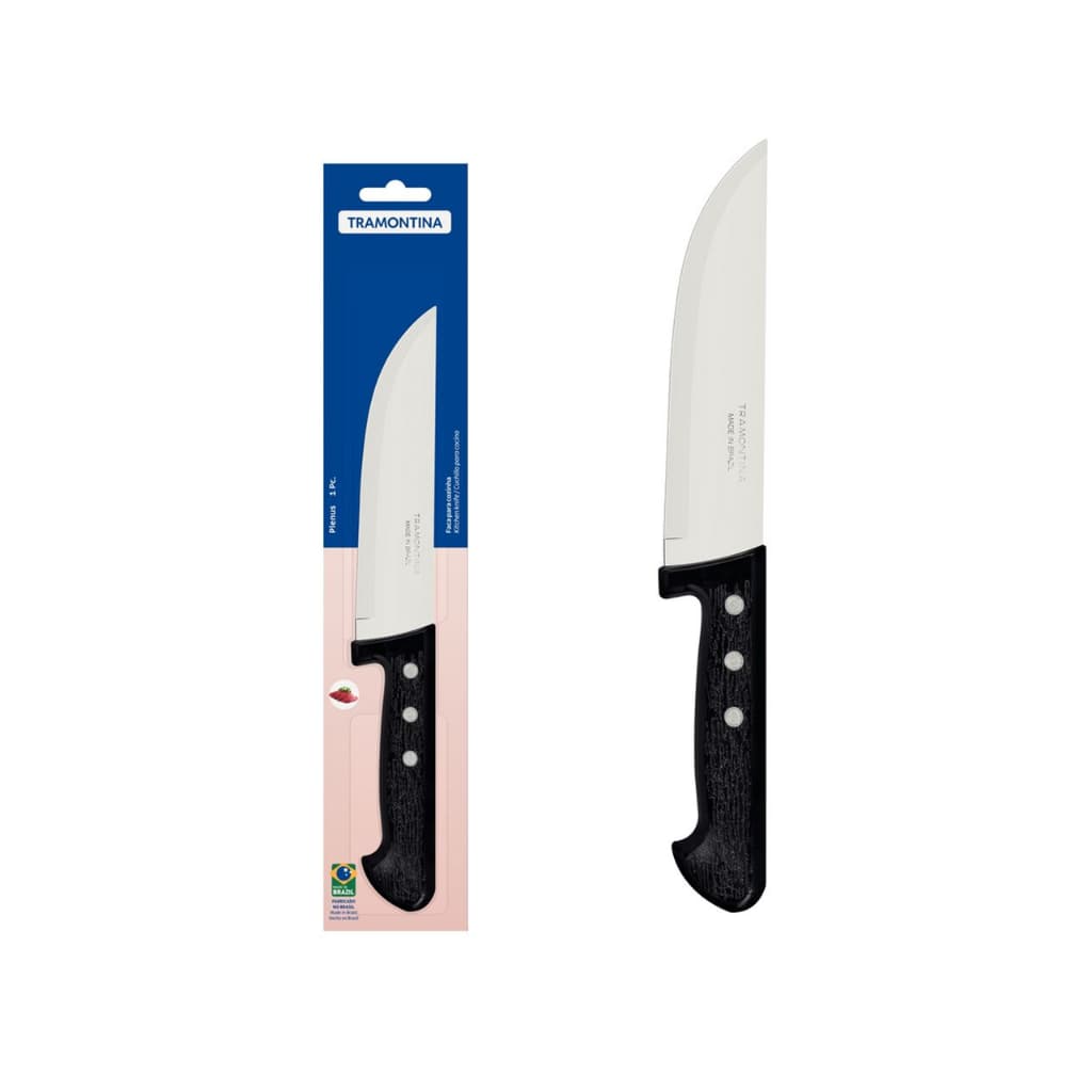 Faca Cozinha Tramontina Plenus Preta 6"