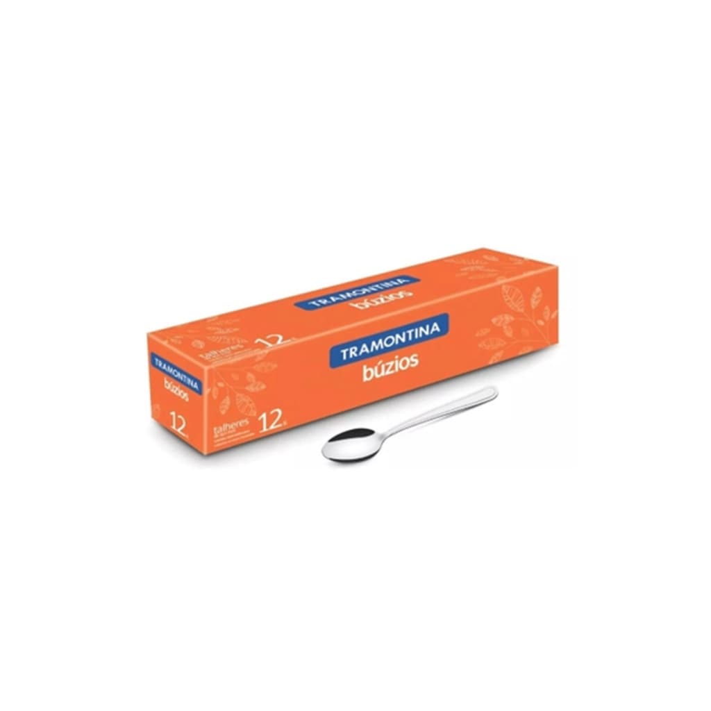 Kit Colheres Café Búzios Aço Inox 12 Peças