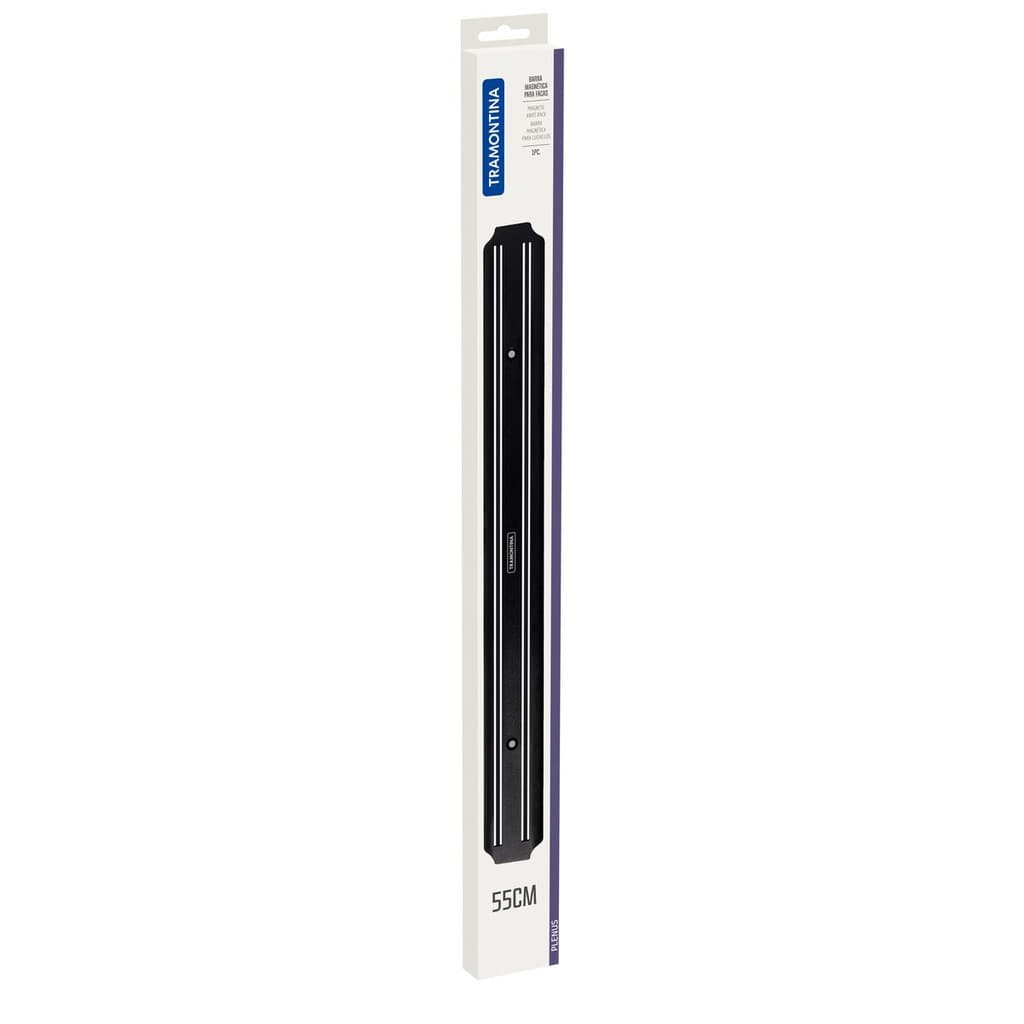 Barra Magnética Facas Tramontina Plenus 55cm Inox Polipropileno