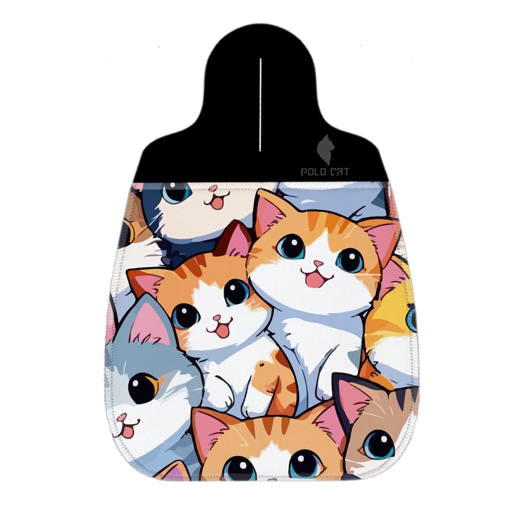 Lixeira de Carro em Neoprene Gatinhos Fofos Alegres