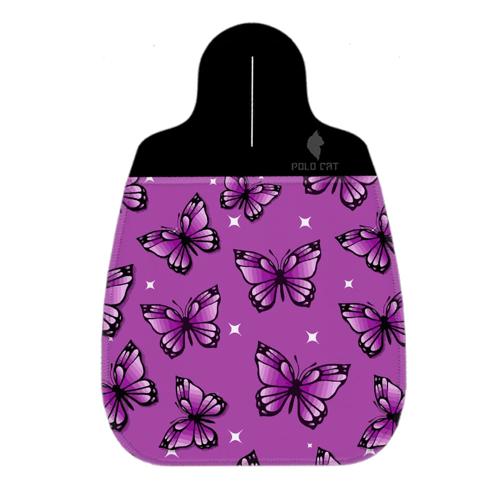 Lixeira de Carro em Neoprene Borboletas Estrelas Rosa