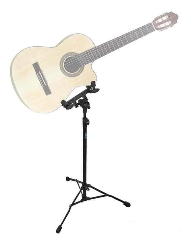 Suporte Violão Guitarra Ask Egv Tocar Em Pé Regulável