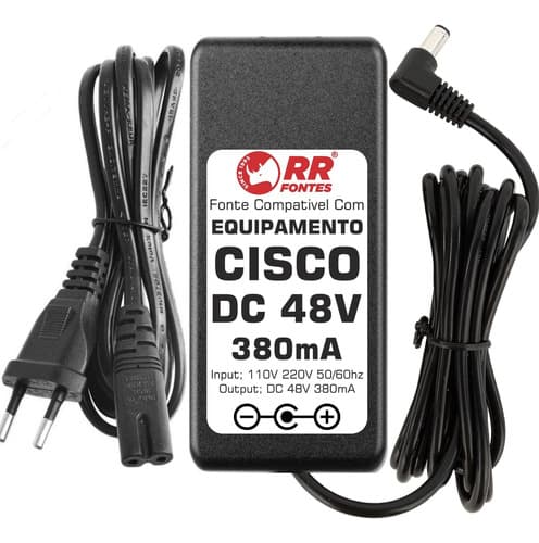 25u.fonte 48v Telefone Ip Voip Unified Cisco 6921 6941 6945