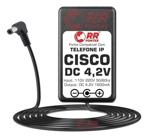 Fonte 4,2v Para Fone Telefone Ip Voip Cisco Cp-3905-pwr-br