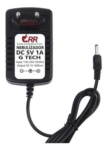 Fonte Compatível Nebulizador Nebsmach G-tech 2 Portátil 5v