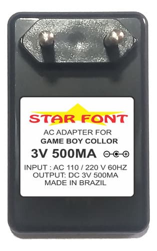 Fonte Para Game Boy 3v Pra Nintendo Gameboy Color