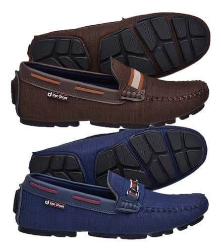 Kit 2 Pares Mocassim Drive Masculino Slip On Docksider Top Confortável