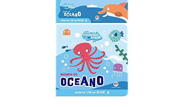 Livro Banho - Animais Do Oceano