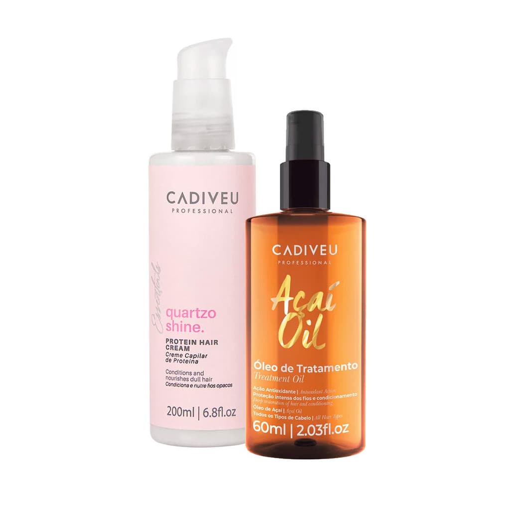 Cadiveu Quartzo Shine Creme Multifuncional +Óleo Açaí 60ml