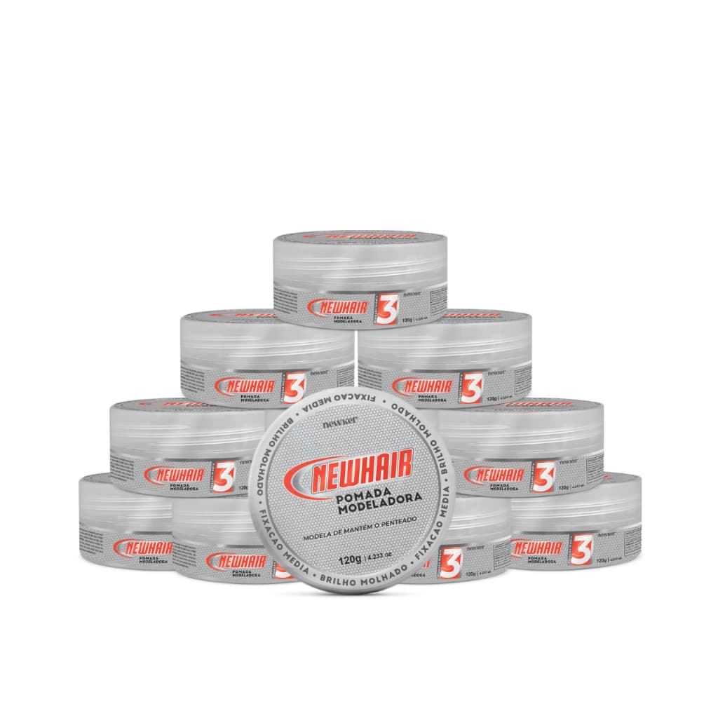18 Unid Cera Capilar Modeladora 120g New Hair