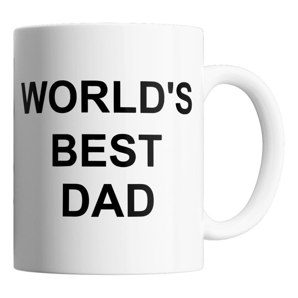 Caneca Porcelana World's Best Dad 325ml - Presente Personalizado