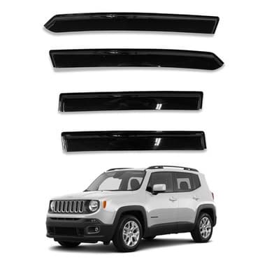 Calha de Chuva Defletor Jeep Renegade 4 Portas Ecoflex