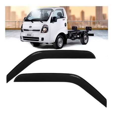Calha de Chuva Defletor Kia Bongo 2005 a 2021 2 Portas Ecoflex