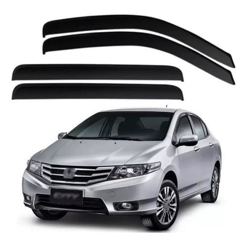 Calha de Chuva Defletor Honda City 2009 a 2014 4 Portas Ecoflex
