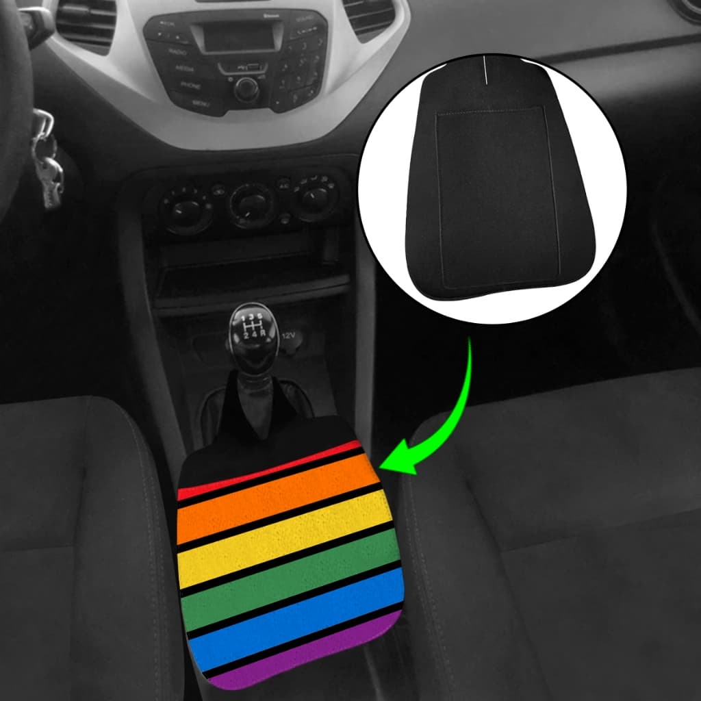 Lixeira de Carro Anti Furto LGBT Colorido