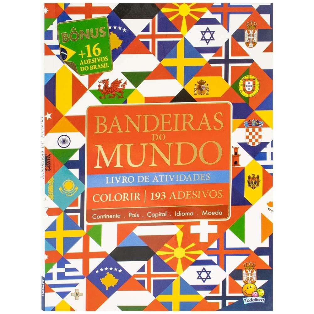 Livro Bandeiras Do Mundo