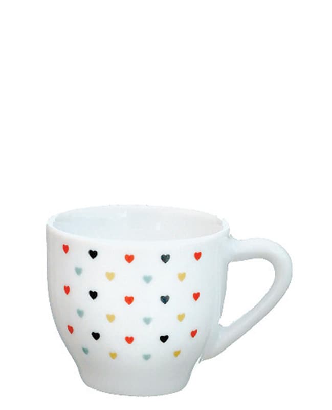 XICARA CAFE PARIS DEC CORACAO 76ML - CAIXA C/ 24 PEÇAS