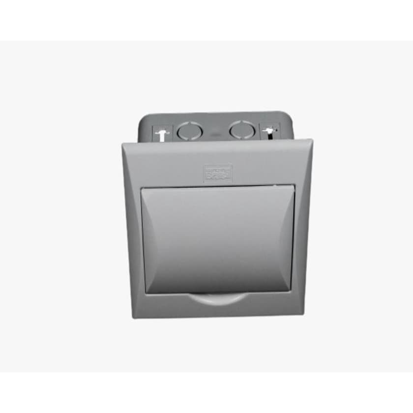 Quadro Distribuicao para 12 Disjuntores Branco Embutir Ac&a