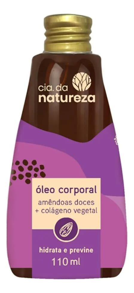 Cia da Natureza Colágeno e Amêndoas Óleo 110g