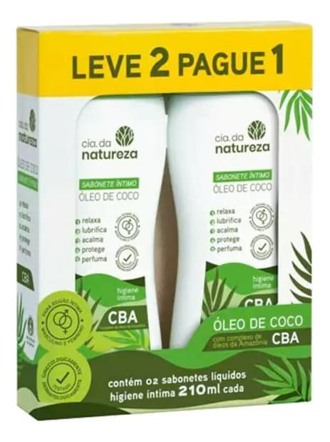 Combo Sabonete Líquido Íntimo CBA 2x210g
