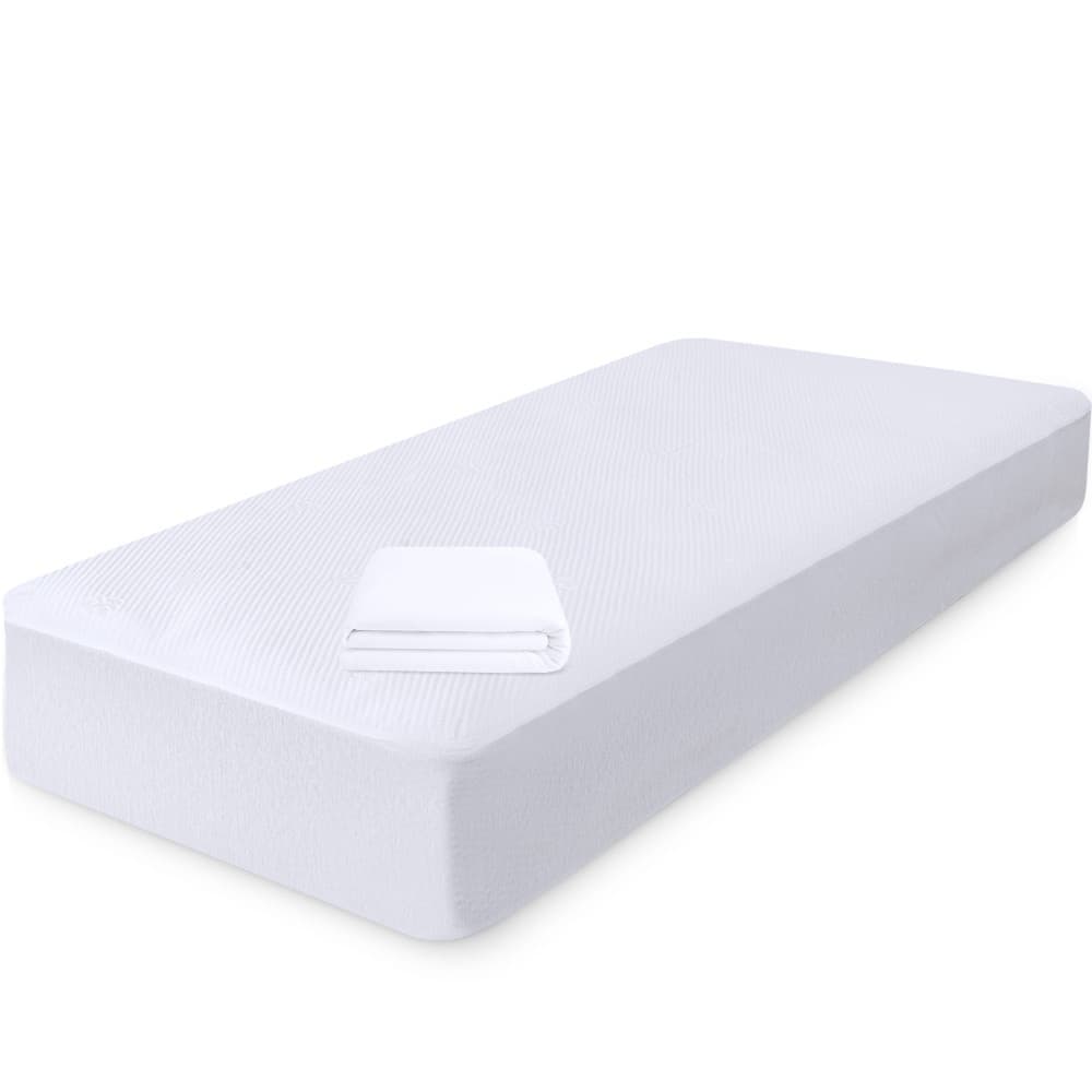 Capa Protetora de Colchão Solteiro Impermeável 100% Silencioso Malha Premium 78X188X36cm BF Colchões