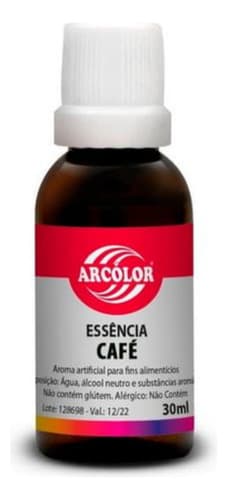 Essência Alcólica Comestível Premium Sabor Café 30ml Arc