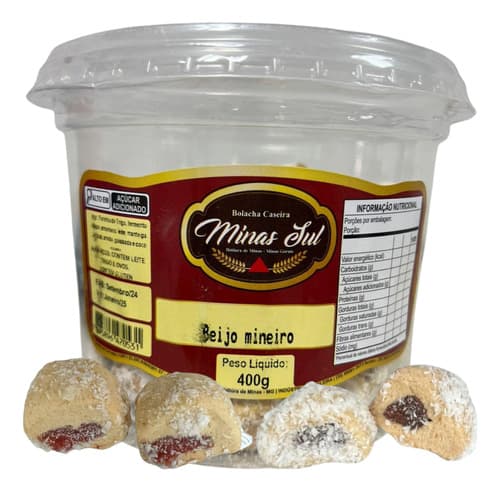 Biscoito Crocante Coco E Goiaba Gastronômico Minas Premium