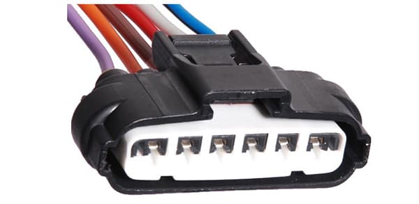 chicote reparo tbi - nissan - tida - versa - 6 vias - femea - 2,8mm