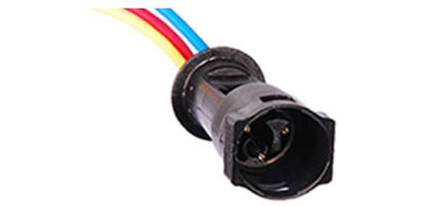 chicote farol de neblina bmw serie 3 econoseal selado - 3 vias - macho