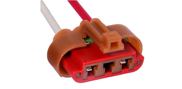 chicote reparo - 3 vias -2 fios - 4 mm - femea