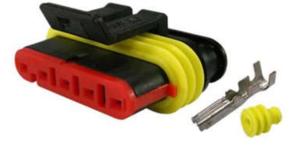 kit chicote para reparo diversos - chicote caminhoes lanterna guerra - rondon 5 vias - femea