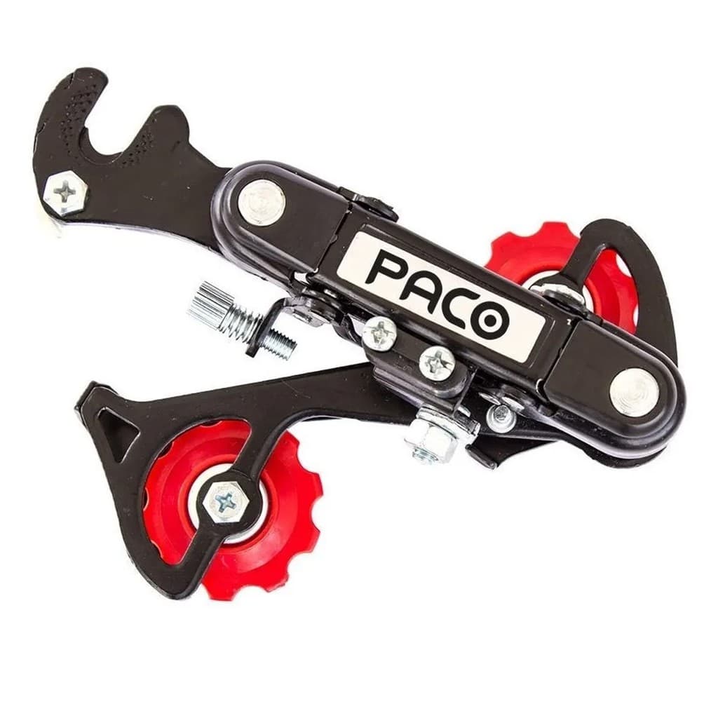 Câmbio Paco Macaquinho Traseiro Bicicleta C/ Gancheira Bike 6v Entrega Rapida